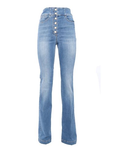 High-waisted Jeans - Elisabetta Franchi - Modalova