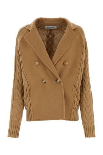 Camel Wool Blend Micio Blazer - Max Mara - Modalova