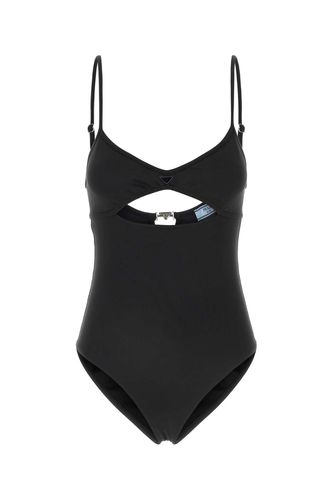 Black Stretch Polyester Swimsuit - Prada - Modalova
