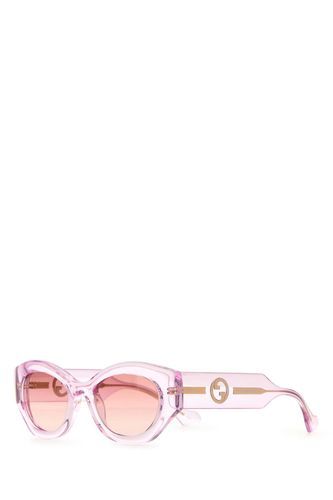 Gucci Pink Acetate Sunglasses - Gucci - Modalova