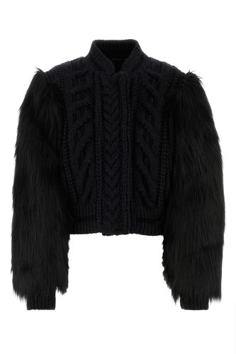 Cable Knit Body Varsity Jacket - Givenchy - Modalova