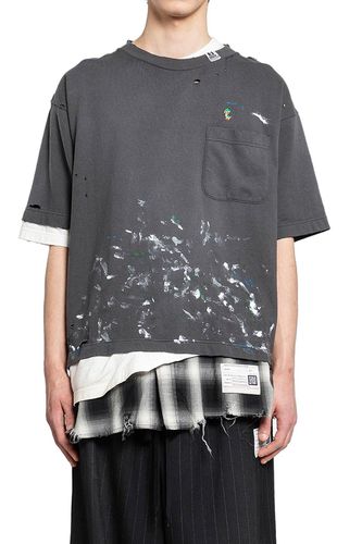 Triple Distressed T-shirt - Mihara Yasuhiro - Modalova