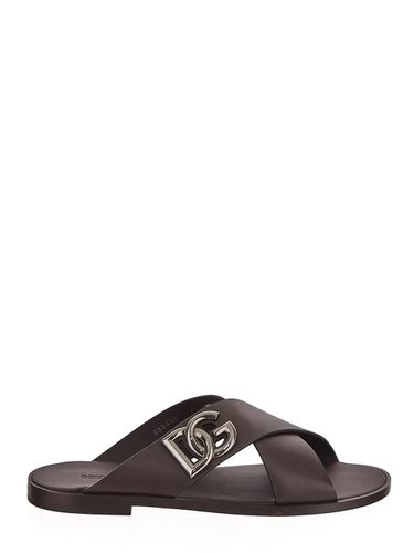 Dolce & Gabbana Leather Sandals - Dolce & Gabbana - Modalova