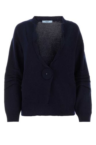 Prada Dark Blue Wool Blend Sweater - Prada - Modalova