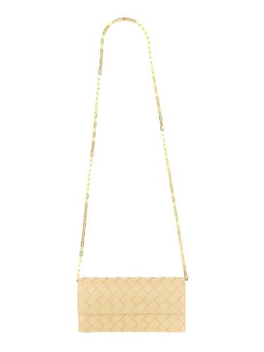 Woven Foldover Chained Shoulder Bag - Bottega Veneta - Modalova