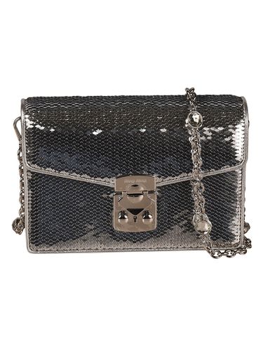 Metallic Flap Chain Shoulder Bag - Miu Miu - Modalova