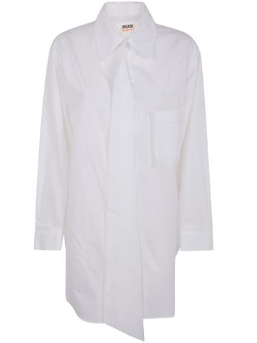 Yohji Yamamoto R-cutting Tie Blouse - Yohji Yamamoto - Modalova