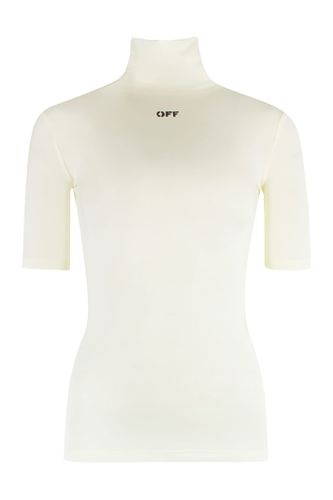 Off-White Viscose Top - Off-White - Modalova