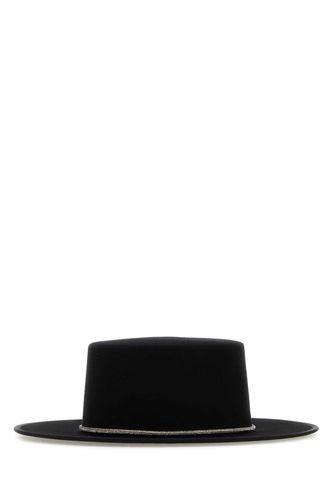 Helen Kaminski Black Felt Nasia Hat - Helen Kaminski - Modalova