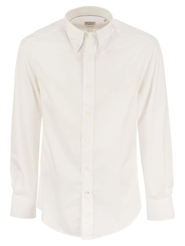 Twill Shirt Button Down - Brunello Cucinelli - Modalova