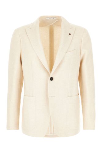 Tagliatore Ivory Wool Blend Blazer - Tagliatore - Modalova