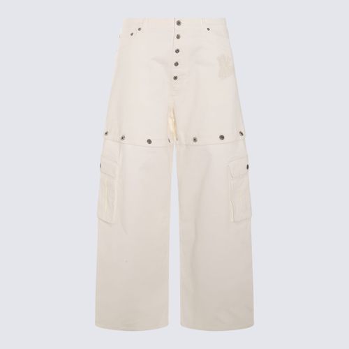 Off-White White Cotton Denim Jeans - Off-White - Modalova