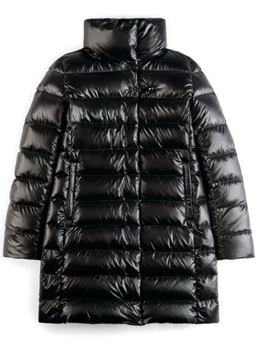 Fay Black Long Down Jacket - Fay - Modalova