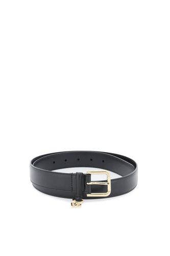 Belt With Charm Logo - Dolce & Gabbana - Modalova