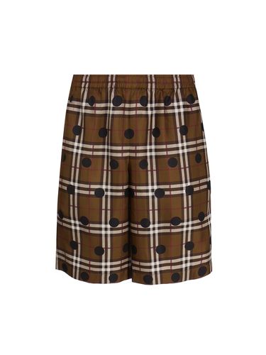 Vintage Check Polka Dot Silk Shorts - Burberry - Modalova