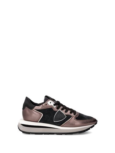 Sneaker Women Tropez Haute Black Bronze - Philippe Model - Modalova