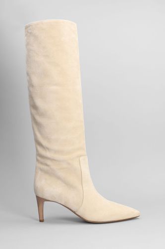 High Heels Boots In Suede - Paris Texas - Modalova
