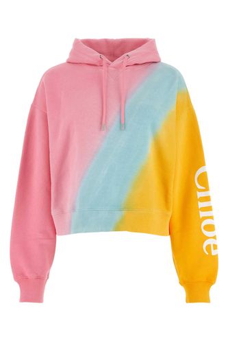 Multicolor Cotton Oversize Sweatshirt - Chloé - Modalova