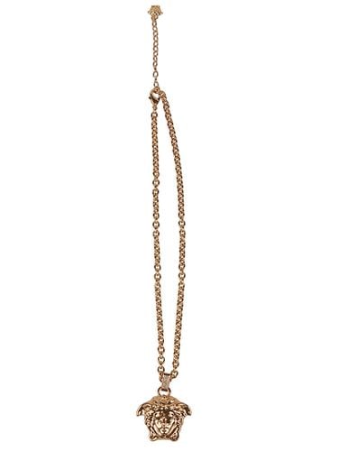 Medusa Pendant Chain Necklace - Versace - Modalova