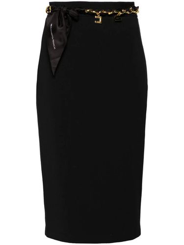 Pencil Skirt With Belt - Elisabetta Franchi - Modalova