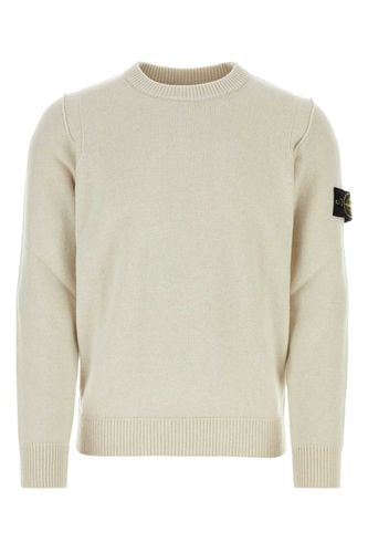 Sand Wool Blend Sweater - Stone Island - Modalova