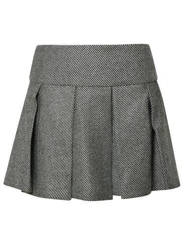 Patou Two-tone Virgin Wool Skirt - Patou - Modalova