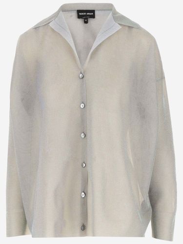 Iridescent Sheer Shirt - Giorgio Armani - Modalova