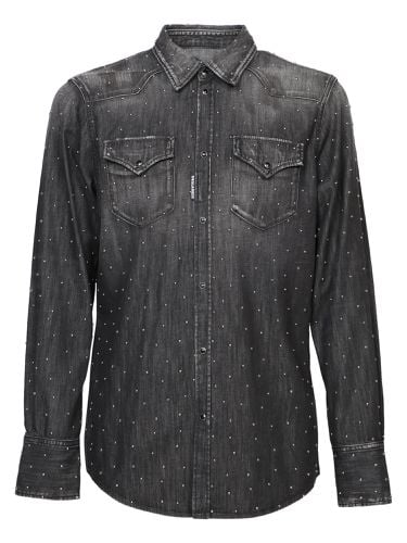 Allover Studs Western Shirt - Dsquared2 - Modalova