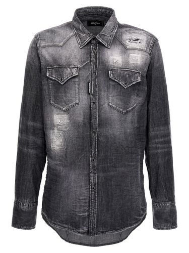 Dsquared2 Denim Western Shirt - Dsquared2 - Modalova