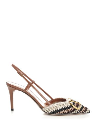 Vlogo Slingback Pumps - Valentino Garavani - Modalova