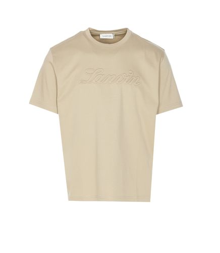 Debossed Lanvin T-shirt - Lanvin - Modalova