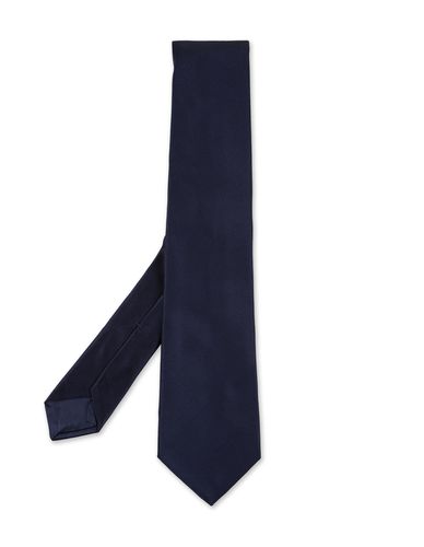 Kiton Night Blue Silk Tie - Kiton - Modalova