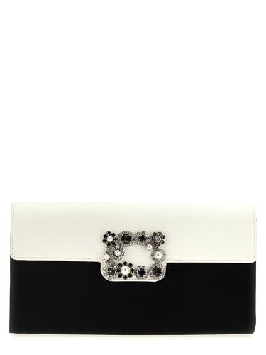 Roger Vivier flower Strass Clutch - Roger Vivier - Modalova