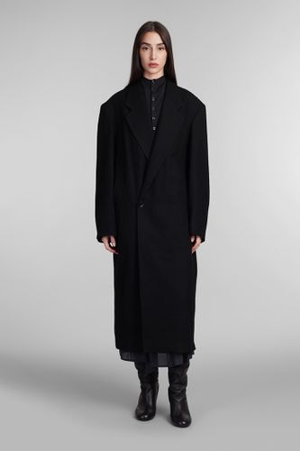 Lemaire Coat In Black Wool - Lemaire - Modalova