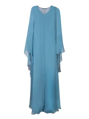 Azure Chiffon Kaftan Dress - Alberta Ferretti - Modalova