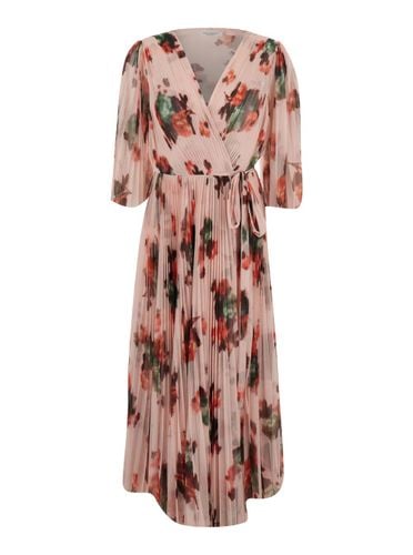 Long Dress With All-over Floral Print In Tech Fabric Woman - Philosophy di Lorenzo Serafini - Modalova