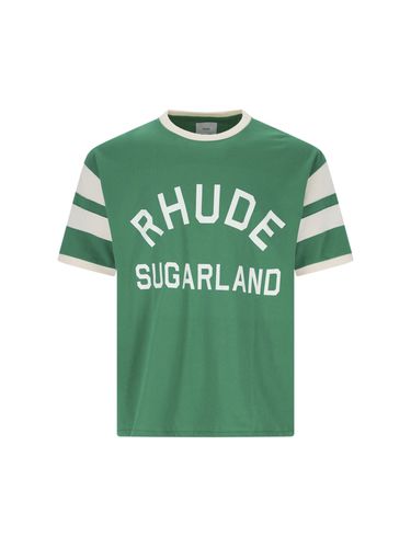 Rhude Logo T-shirt - Rhude - Modalova