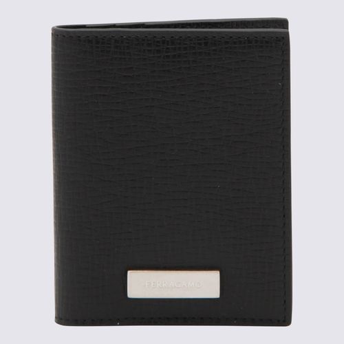 Leather Custom Metal Plate Card Holder - Ferragamo - Modalova