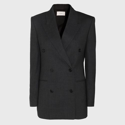 Dark Grey Wool Franny Jacket - The Row - Modalova