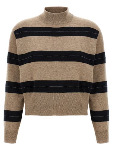 Monile Striped Sweater - Brunello Cucinelli - Modalova