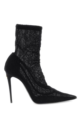 Dolce & Gabbana Lace Ankle Boots - Dolce & Gabbana - Modalova