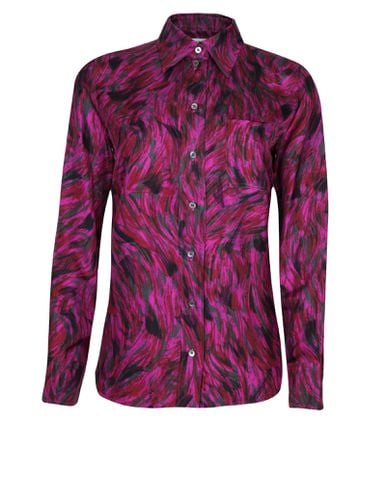 Silk Shirt With Multicolor Print - Lanvin - Modalova