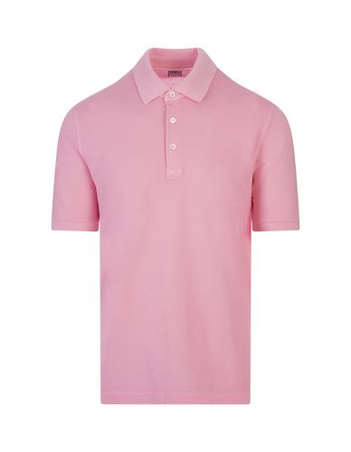 Light Cotton Piquet Polo Shirt - Fedeli - Modalova