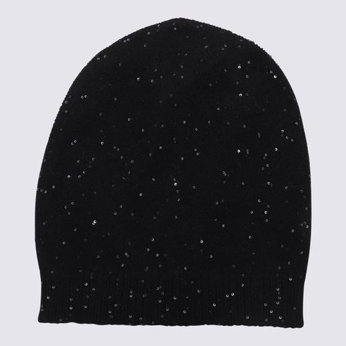 Rib Knit Embellished Beanie - Fabiana Filippi - Modalova