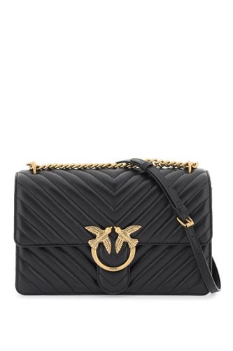 Classic Love Bag One Chevron Shoulder Bag - Pinko - Modalova