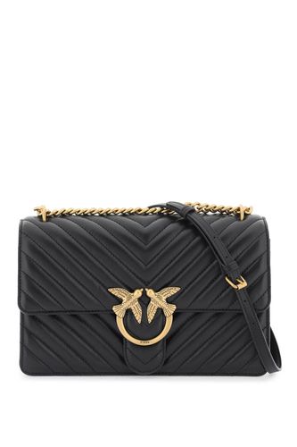 Classic Love Bag One Chevron Shoulder Bag - Pinko - Modalova