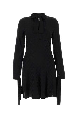 MSGM Black Acetate Blend Dress - MSGM - Modalova