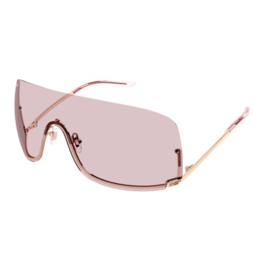 Gg1560s004 Gold Gold Pink - Gucci Eyewear - Modalova