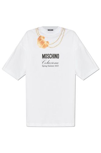 Moschino Logo Printed T-shirt Dress - Moschino - Modalova