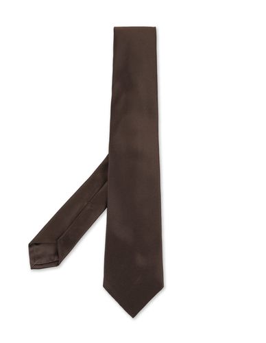 Kiton Brown Silk Tie - Kiton - Modalova